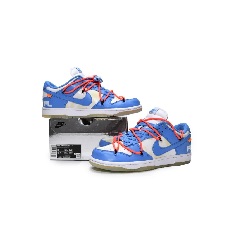 PK Off White x Futura x Dunk SB Low UNC, DD0856-403