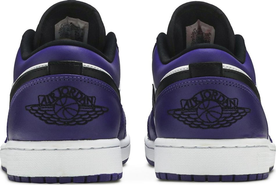 PK Jordan 1 Low Court Purple White, 553558-500