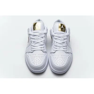 PK Jordan 1 Low White Metallic Gold (W), CZ4776-100 02