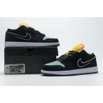 PK Jordan 1 Low Black Aurora Green Laser Orange, CK3022-013