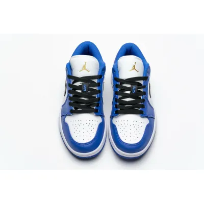 PK Jordan 1 Low Hyper Royal Orange Peel, 553558-401 02