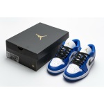 PK Jordan 1 Low Hyper Royal Orange Peel, 553558-401