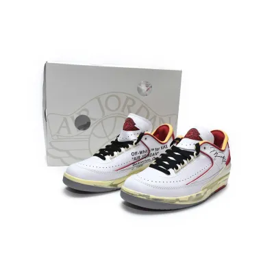 PK Jordan 2 Retro Low SP Off-White White Red, DJ4375-106 01