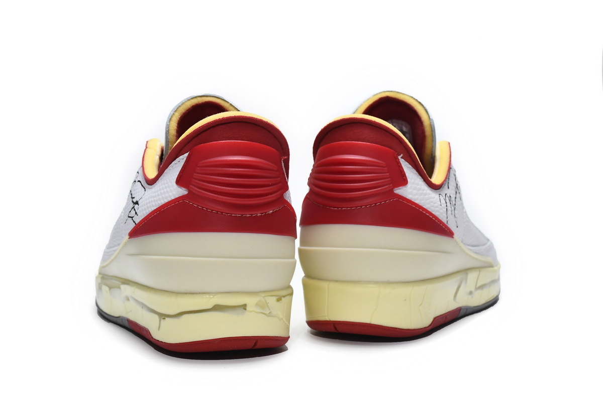 PK Jordan 2 Retro Low SP Off-White White Red, DJ4375-106