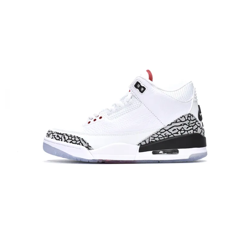 PK Jordan 3 Retro Free Throw Line White Cement, 923096-101