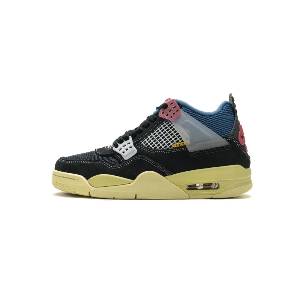 H12 Jordan 4 Retro Union Off Noir, DC9533-001