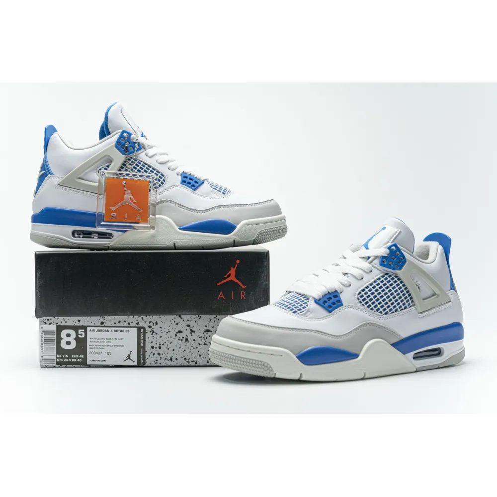 PK Jordan 4 Retro Military Blue (2012), 308497-105