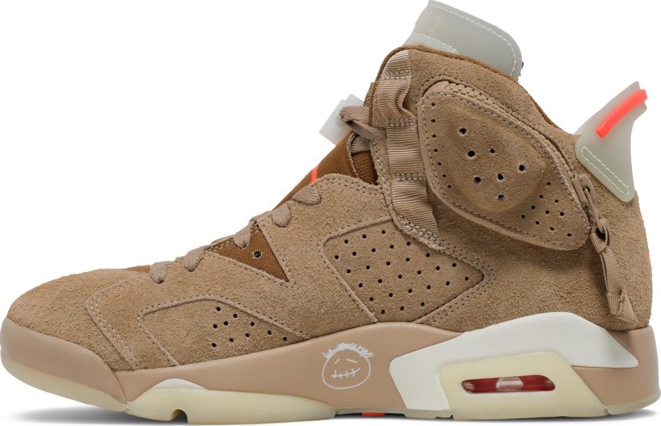 PK Jordan 6 Retro Travis Scott British Khaki, DH0690-200