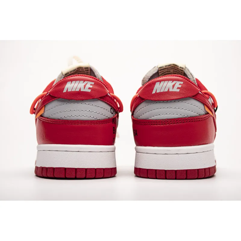 H12 Dunk SB Low Off-White University Red, CT0856-600