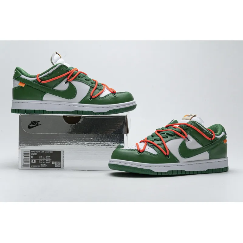 H12 Dunk SB Low Off-White Pine Green, CT0856-100