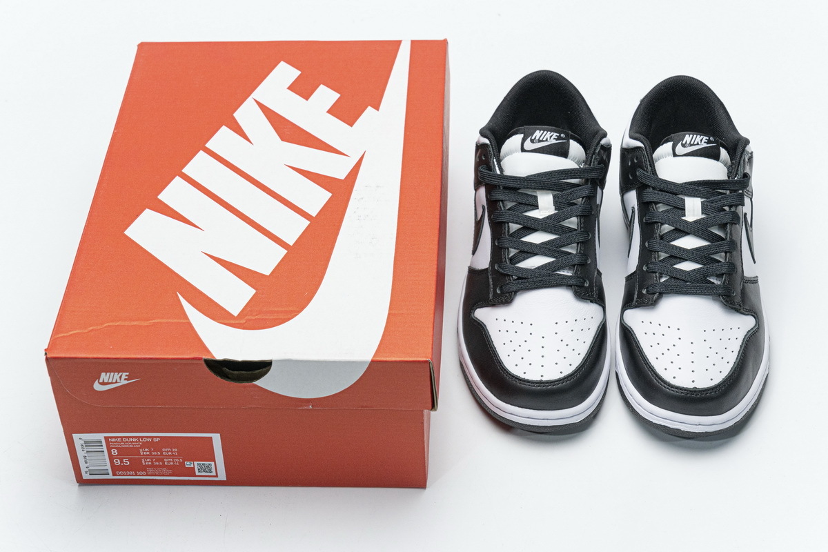 PK Dunk SB Low Retro White Black (2021), DD1391-100