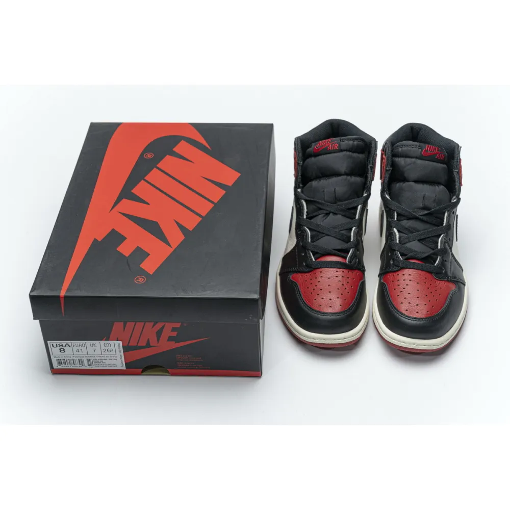 H12 Jordan 1 Retro High Bred Toe, 555088-610