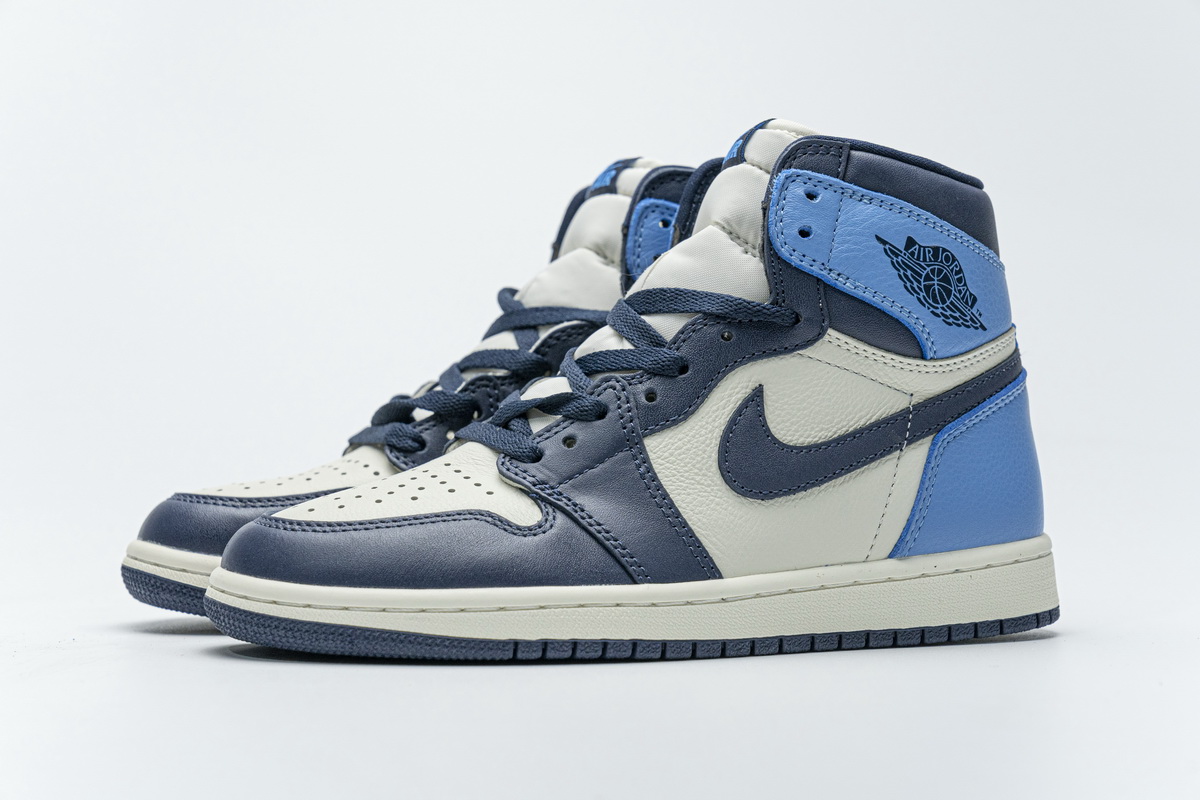 PK Jordan 1 Retro High Obsidian UNC, 555088-140