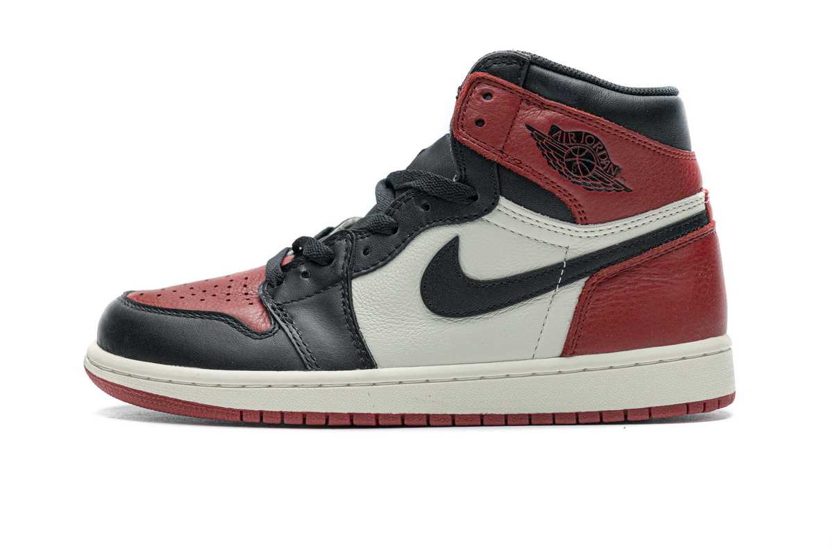 PK Jordan 1 Retro High Bred Toe, 555088-610