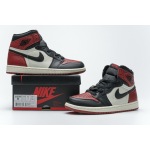 PK Jordan 1 Retro High Bred Toe, 555088-610