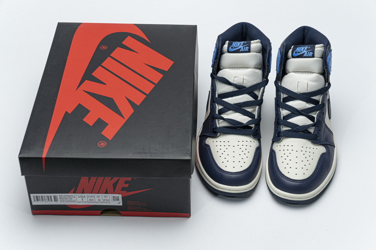 H12 Jordan 1 Retro High Obsidian UNC, 555088-140