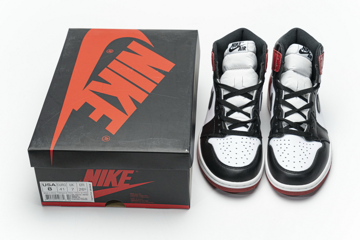 H12 Jordan 1 Retro Black Toe (2016), 555088-125
