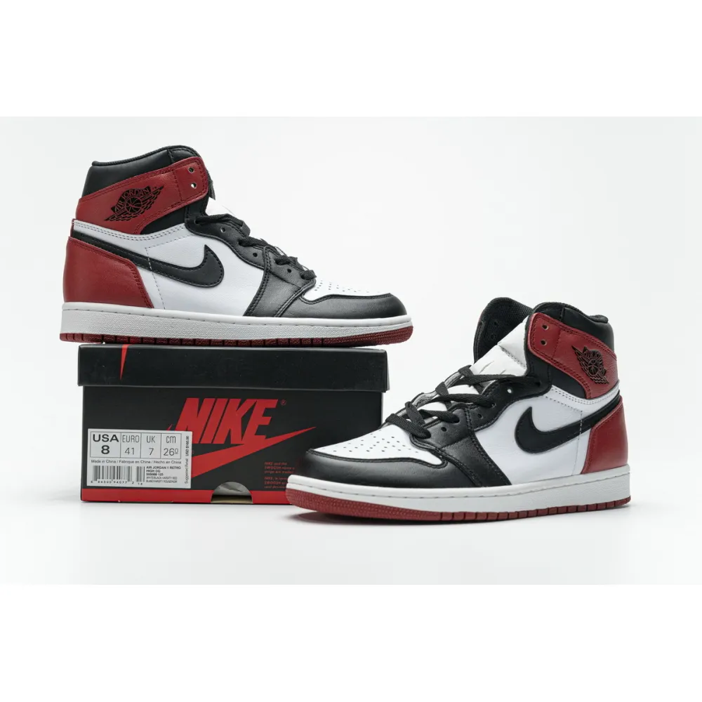 H12 Jordan 1 Retro Black Toe (2016), 555088-125