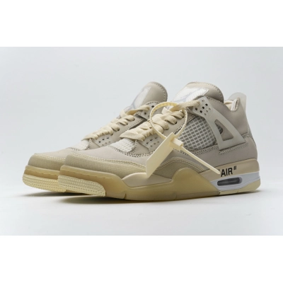 H12 Jordan 4 Retro Off-White Sail (W), CV9388-100 02