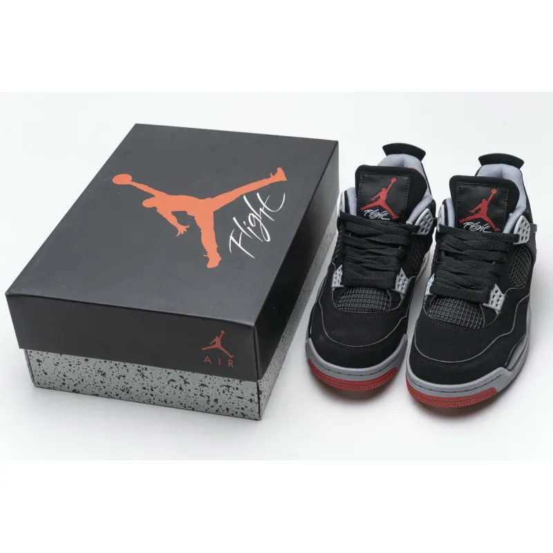 H12 Jordan 4 Retro Bred (2019), 308497-060