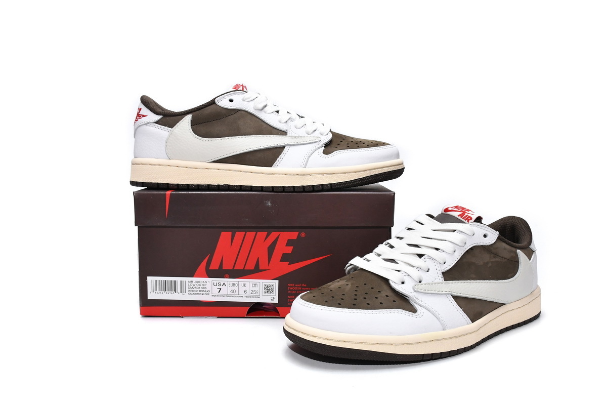 PK Travis Scott x Air Jordan 1 Low OG "Reverse Mocha”, DM2508-586