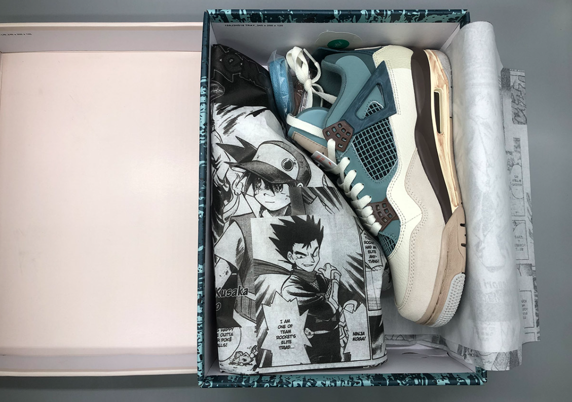 PK Air Jordan 4 Snorlax Custom,AJ4-KNCW
