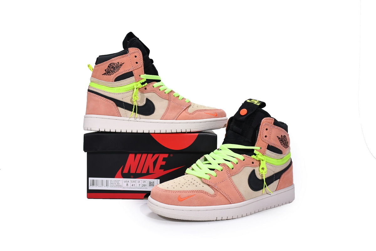 PK Jordan 1 High Switch Peach, CW6576-800