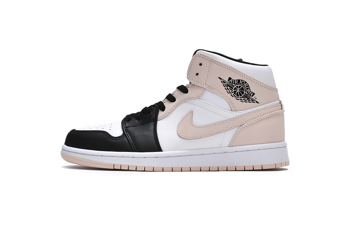 PK Jordan 1 Mid Arctic Orange Black Toe, 554724-133
