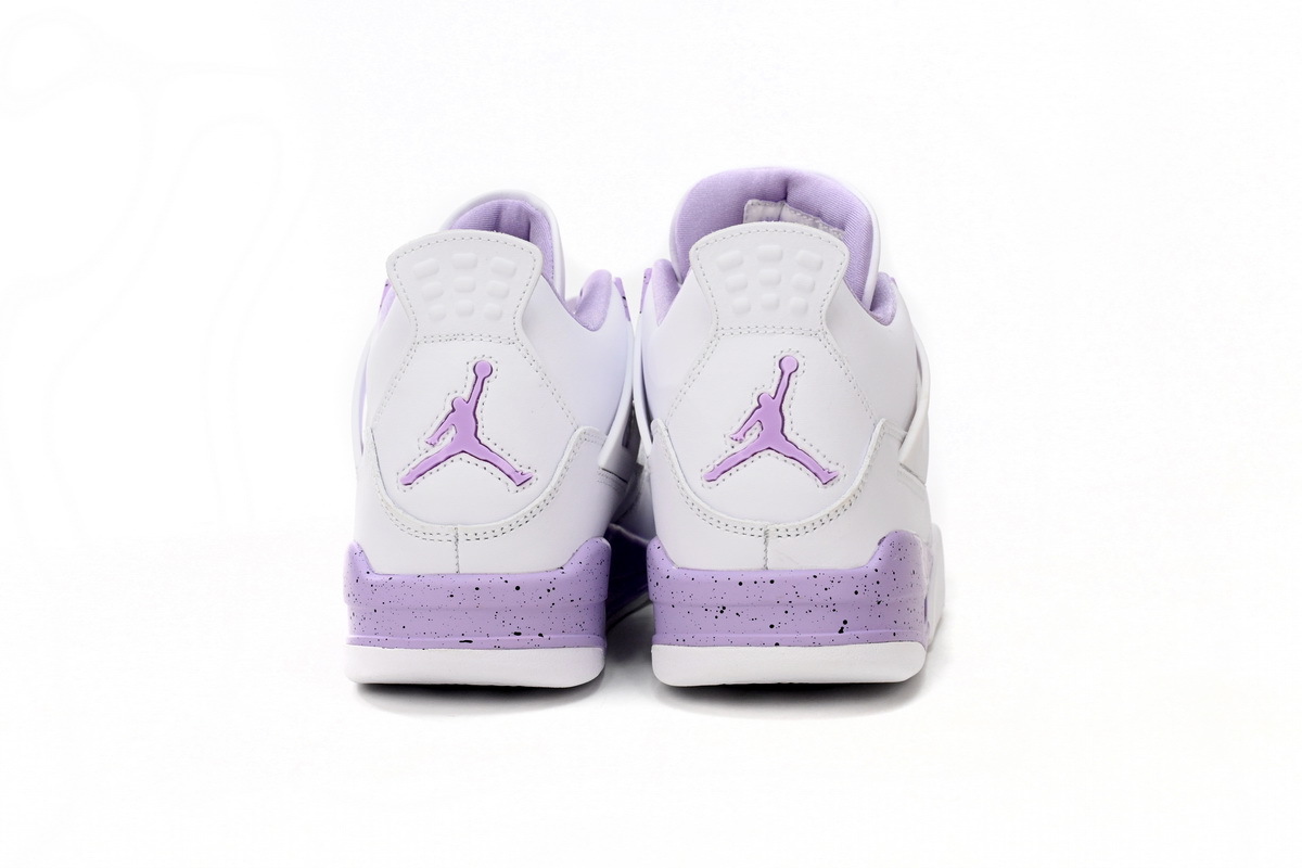 PK Air Jordan 4 White Purple，CT8527-115 