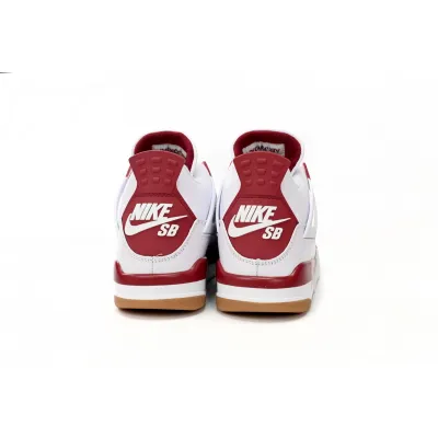 PK  SB x Air Jordan 4 White Red, DR5415-160 02