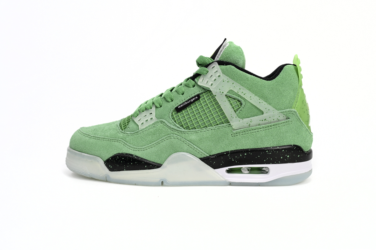 PK Air Jordan 4 Retro Emerald Green Black, 904284 