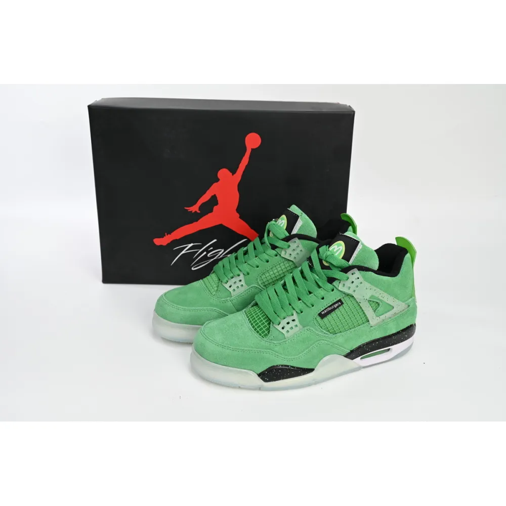 PK Air Jordan 4 Retro Emerald Green Black, 904284 