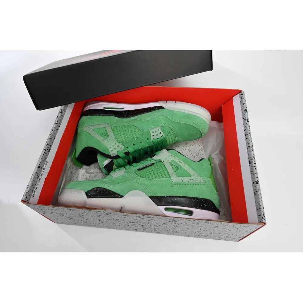 PK Air Jordan 4 Retro Emerald Green Black, 904284 