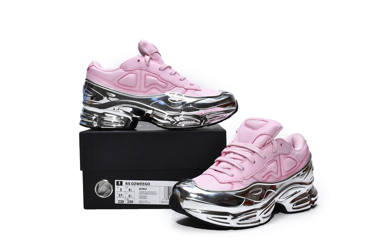 PK Ozweego Raf Simons Clear Pink Silver Metallic, EE7947