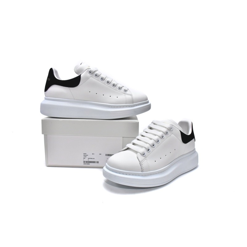 PK Alexander McQueen Sneaker White Black,462214 WHGP7 9001 