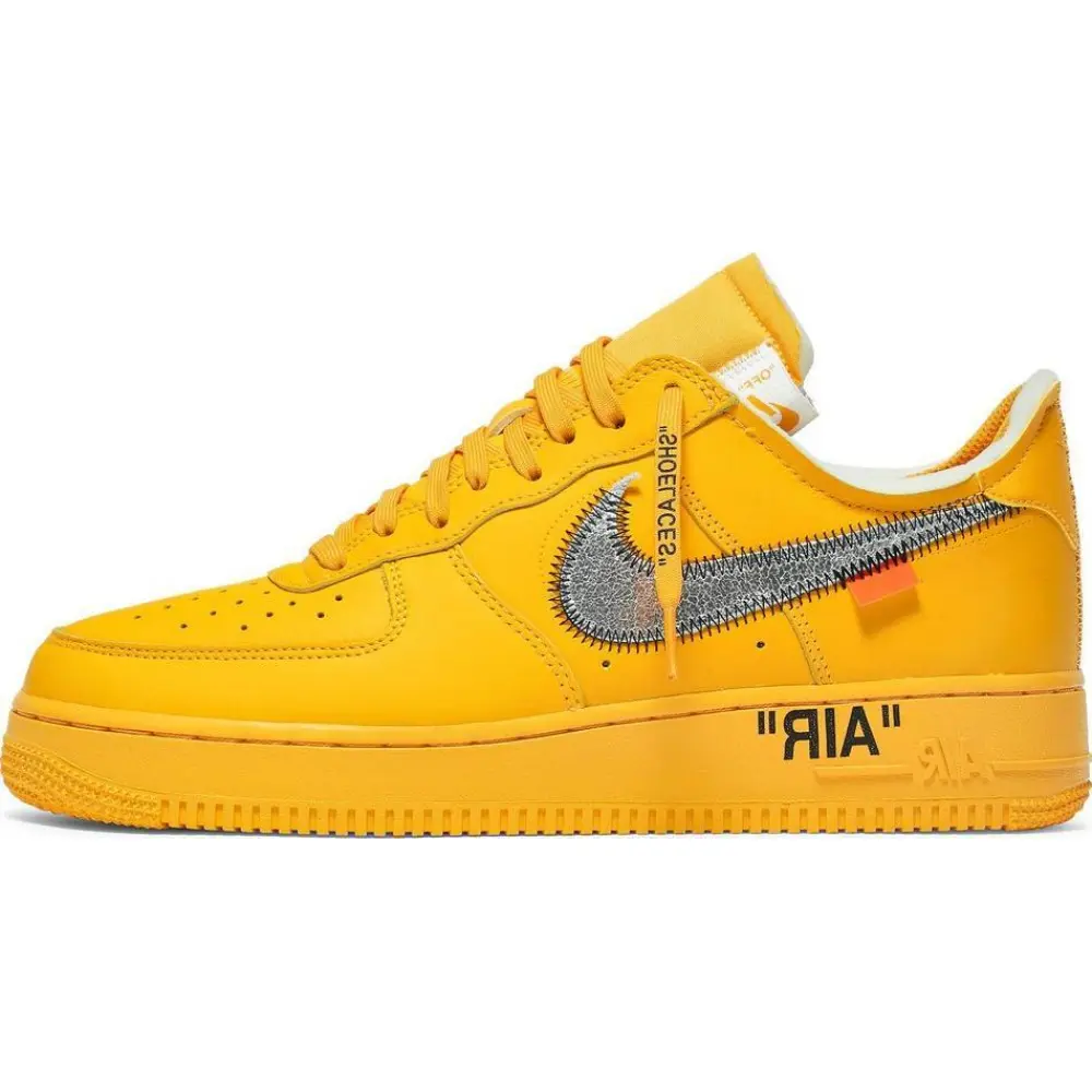 PK Air Force 1 Low OFF-WHITE University Gold Metallic Silver, DD1876-700