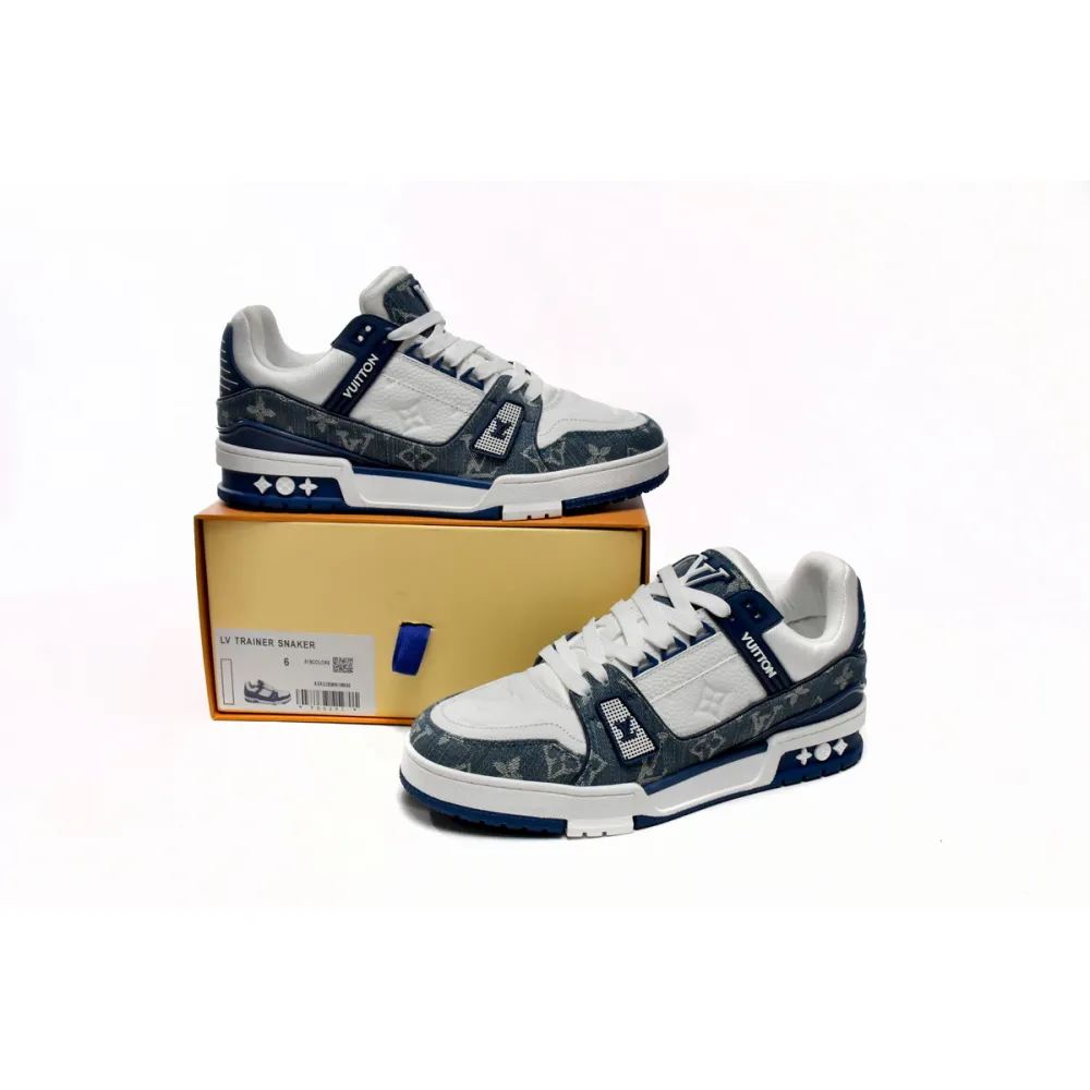 PK Louis Vuitton Trainer Cowboy Blue,FD0291 