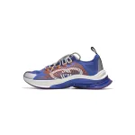 PK Gucci Run Sneakers White Blue Orange, 680893-UFE10-8880