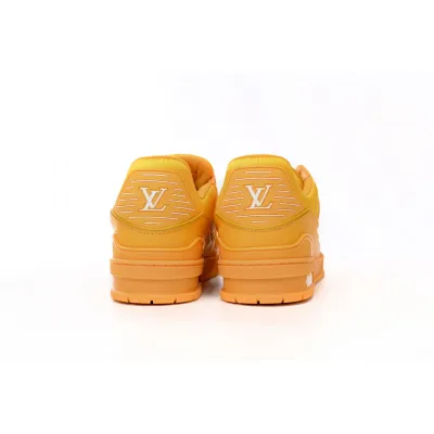 PK Louis Vuitton Trainer All Yellow Embossing,1AARG0 02