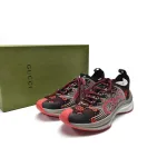 PK Gucci Run Sneakers Black Red, 680900-USN10-8490