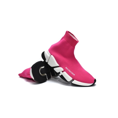 PK Balenciaga Speed 2.0 Neon Pink (W) 02