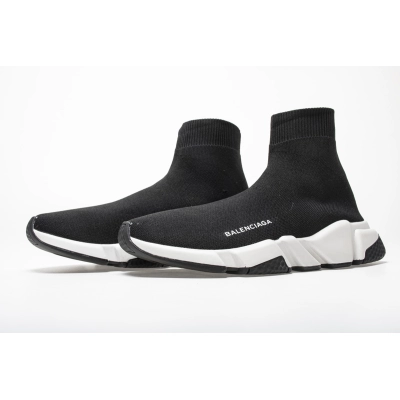 PK Balenciaga Speed Knit High Black 02