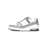 PK Louis Vuitton Trainer Grey White,VL1210