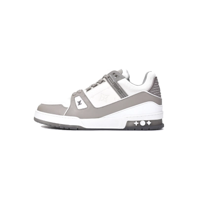 PK Louis Vuitton Trainer Grey White,VL1210 01