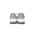 PK Louis Vuitton Trainer Grey White,VL1210