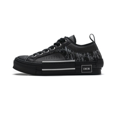 PK Dior B23 HT Oblique Transparency Low H565 White Black 01