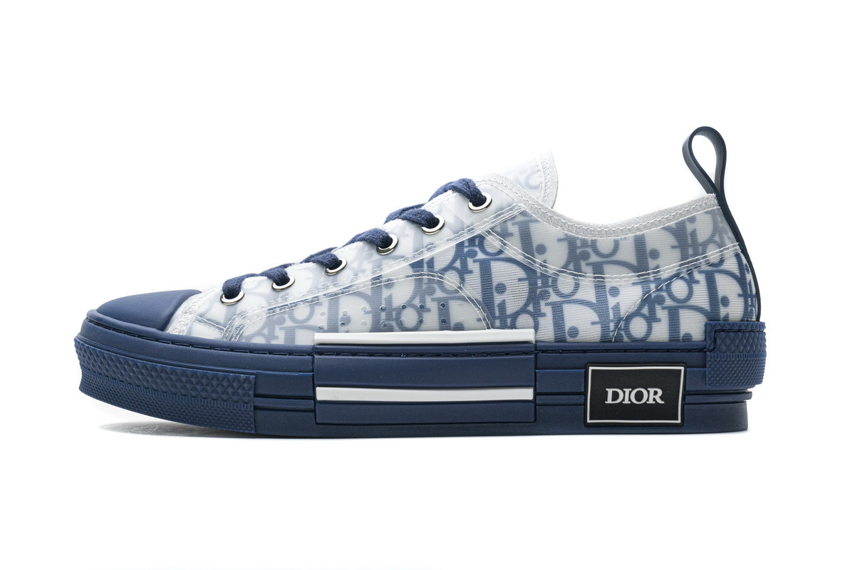 PK Dior B23 Low Top Blue Oblique