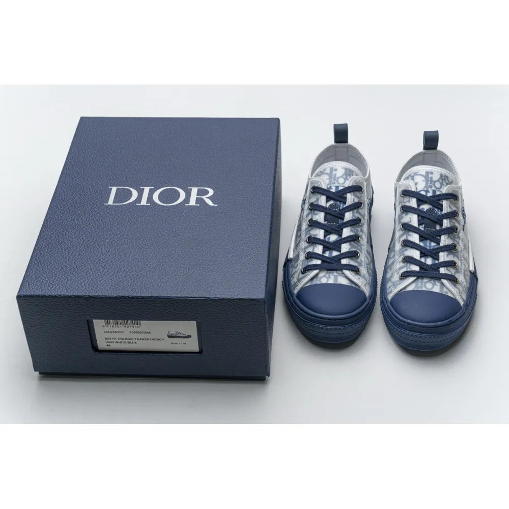 PK Dior B23 Low Top Blue Oblique