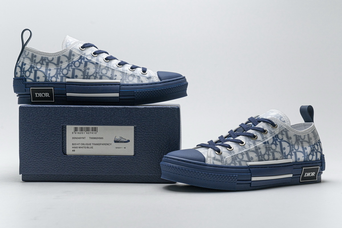 PK Dior B23 Low Top Blue Oblique