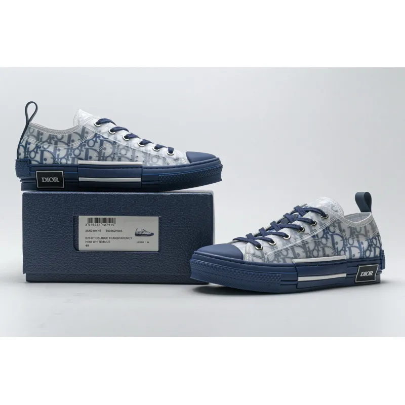 PK Dior B23 Low Top Blue Oblique